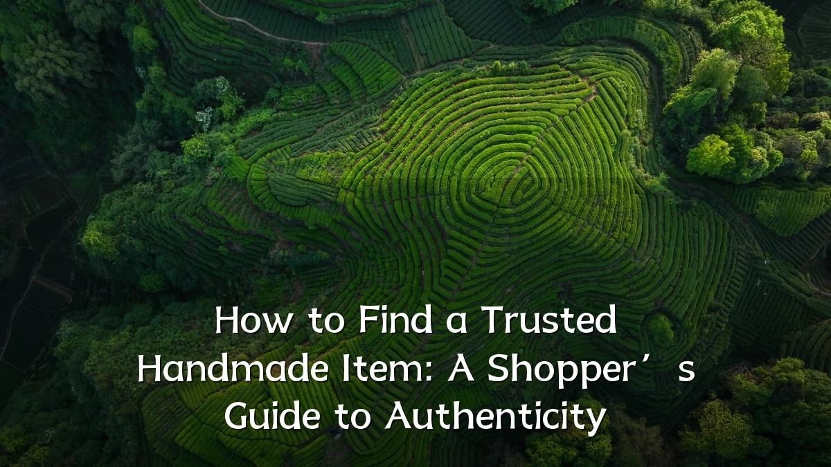 How to Find a Trusted Handmade Item: A Shopper’s Guide to Authenticity