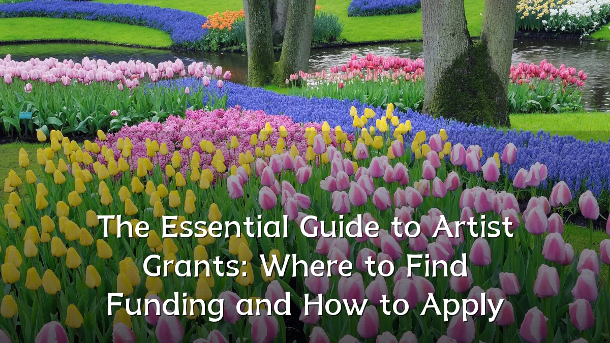 The Essential Guide to Artist Grants: Where to Find Funding and How to Apply