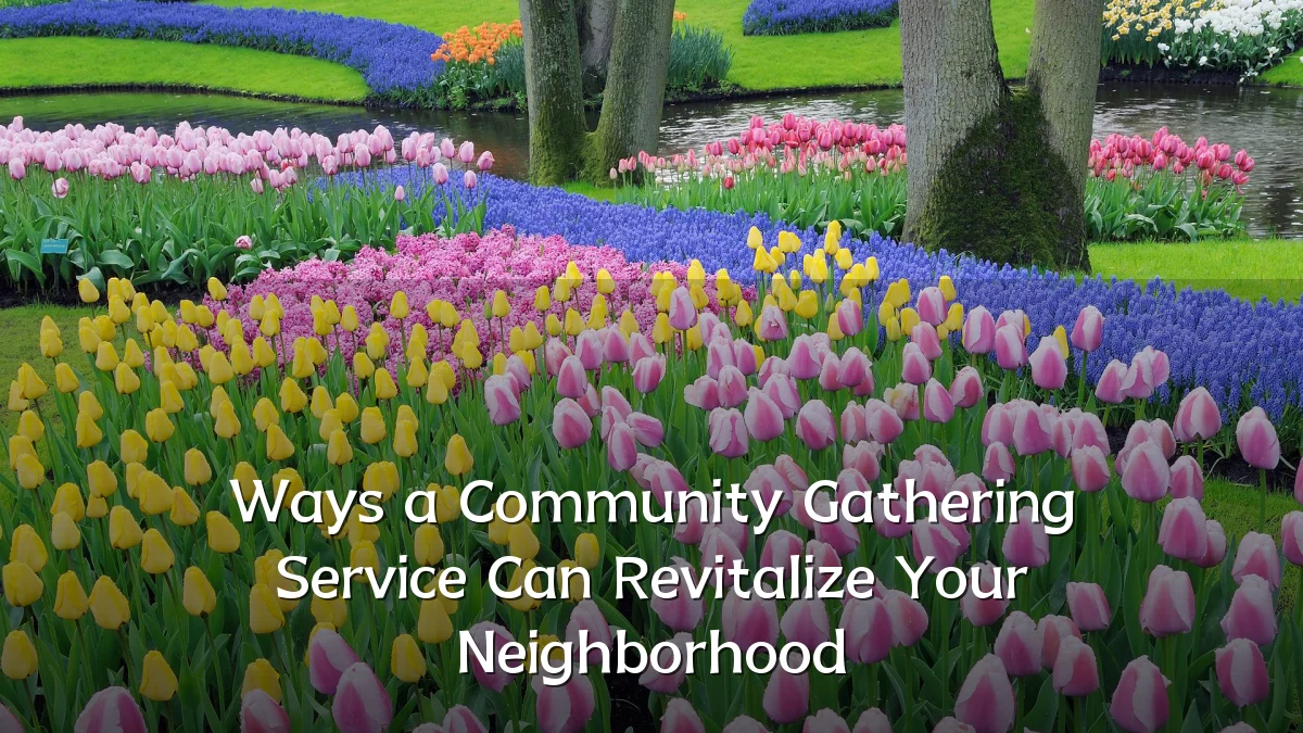 Ways a Community Gathering Service Can Revitalize Your Neighborhood