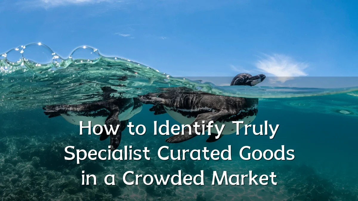 How to Identify Truly Specialist Curated Goods in a Crowded Market