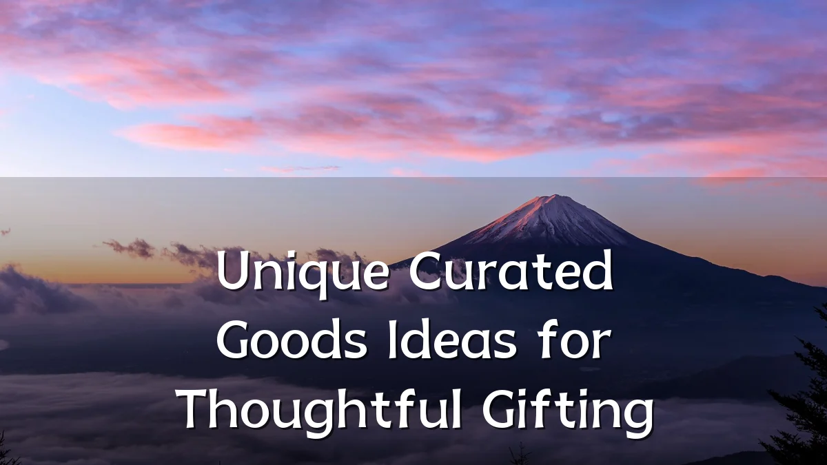 Unique Curated Goods Ideas for Thoughtful Gifting