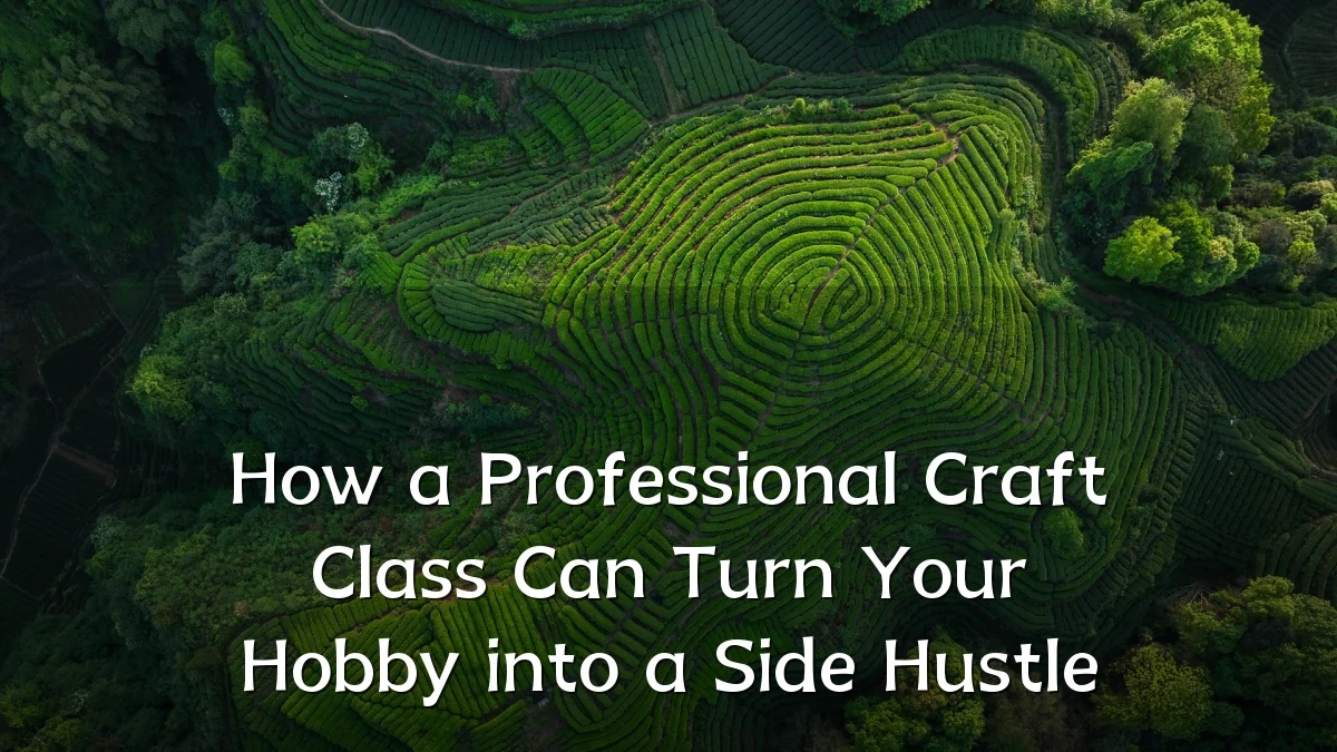How a Professional Craft Class Can Turn Your Hobby into a Side Hustle