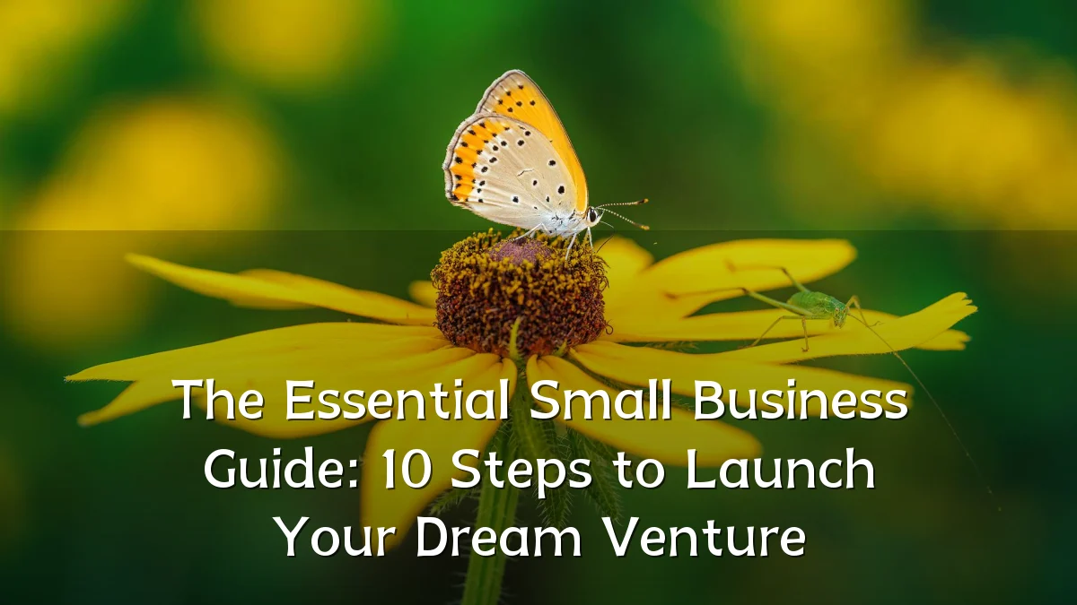 The Essential Small Business Guide: 10 Steps to Launch Your Dream Venture
