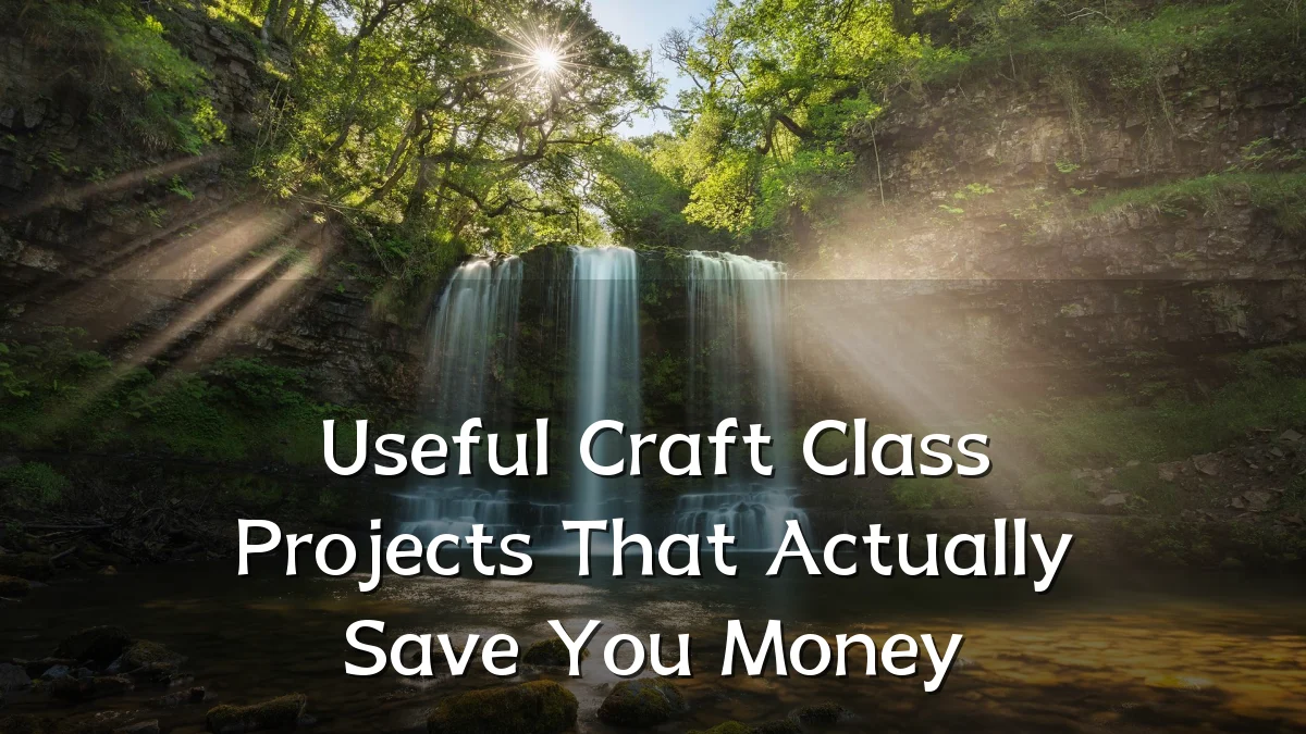 Useful Craft Class Projects That Actually Save You Money